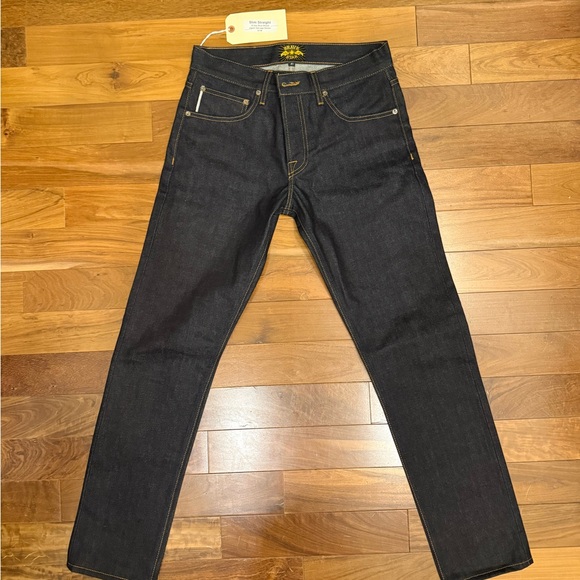 Brave Star Slim Straight Japanese Selvage Denim Jeans